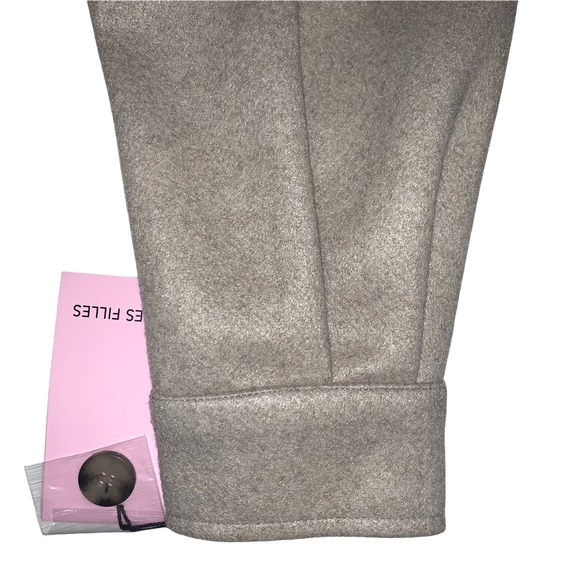 Avec Les Filles size M tan camel boxy button up long sleeve jacket shirt coat - Picture 8 of 12